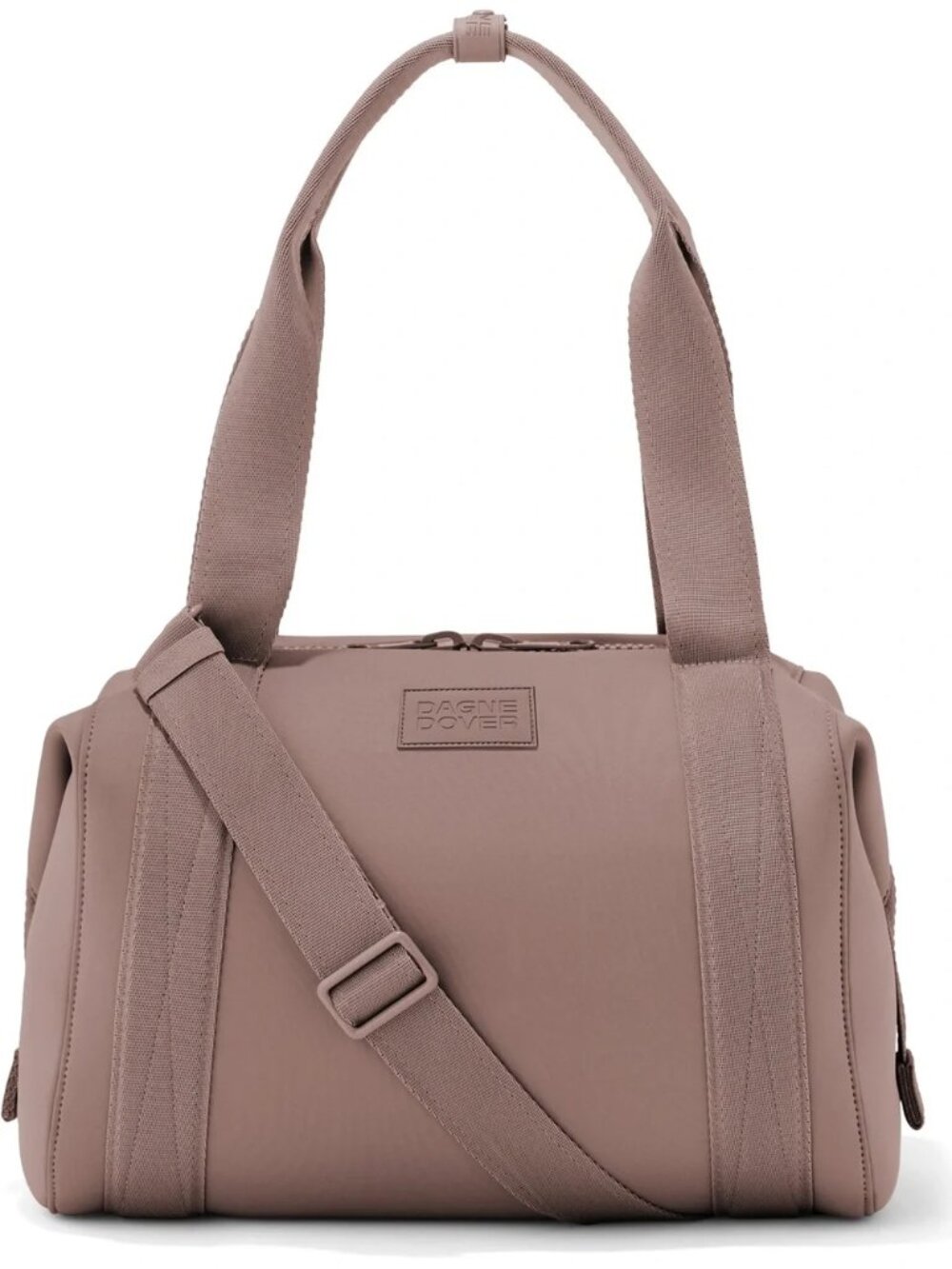 LIKE NEW Dagne Dover Landon Carryall Medium Neoprene Bag Dune (Dusty Mauve Rose)